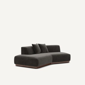 Γωνία καναπέ αριστερή από βελούδο chenille, JACOPO