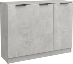 vidaXL Ντουλάπι Γκρι Σκυροδέματος 90,5x30x70 εκ. Επεξεργασμένο Ξύλο