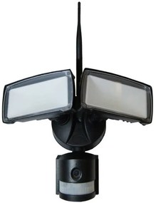 V-TAC προβολέας ασφάλειας LED 18W με  WiFi Sensor Camera Μαύρος Ψυχρό Λευκό 5917
