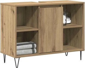 vidaXL Ντουλάπι Μπάνιου Artisan Oak 80 x 33 x 60 εκ Επεξεργασμένο ξύλο