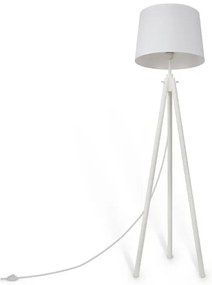 Επιδαπέδιο Φωτιστικό Calvin E27 IP20 Φ44 MAYTONI-Z177FL-01W-Λευκό Z177FL-01W