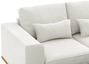 Γωνιακός Καναπές Seattle K120, Δρυς, Beige, 220x160x85cm, Πόδια: Ξύλο | Epipla1.gr