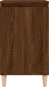 vidaXL Κομοδίνα 2 τεμ. Καφέ Δρυς 40x35x70 εκ. από Επεξεργασμένο Ξύλο