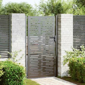 vidaXL Πύλη Κήπου, Πύλη Κήπου 105x75 εκ. Σιδηροκορτών Τετράγωνη Σχεδίαση