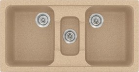 Sanitec Classic 325 (97×51) - Γρανιτένιος νεροχύτης - Granite BEIGE