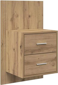 vidaXL Κεφαλή κρεβατιού με κομοδίνο 3 pcs Artisan Oak
