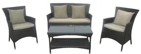Bliumi  Σετ Καναπές 4 Τεμαχίων Bliumi Palace Αλουμίνιο Wicker BEST-41062876