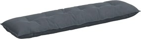 vidaXL Μαξιλάρι Πλάτης Σκούρο Γκρι 180 x 50 x 19 cm