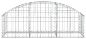 vidaXL Συρματοκιβώτιο Τοξωτό 150x50x40/60εκ. από Γαλβανισμένο Χάλυβα