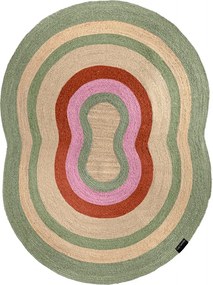Οβάλ Χαλί Καλοκαιρινό (160x200) Guy Laroche Vanity Verde