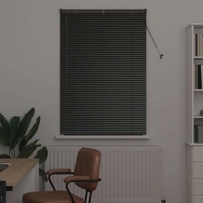 vidaXL Βενετσιάνικες Ρόδες Μαύρο 130 x 85 εκ Αλουμίνιο