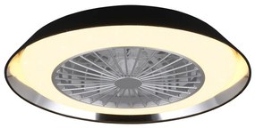 Ανεμιστήρας Reality Lighting -RL VARBERG R67292102 Μαύρο Ματ (Black Mat) 2700 - 6500K