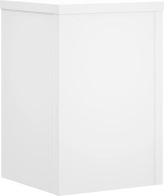 vidaXL Βάσεις Φυτών 2 τεμ. Λευκές 25x25x35 εκ. από Επεξεργασμένο Ξύλο