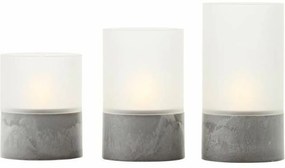 Κερί LED Brilliant Γκρι Πλαστική ύλη