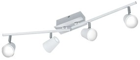 Φωτιστικό Οροφής - Σποτ Narcos 873110431 Nickel Trio Lighting Metal