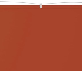 vidaXL Τέντα Κάθετη Τερακότα 140 x 800 εκ. από Ύφασμα Oxford