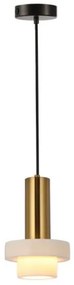 Κρεμαστό Φωτιστικό Οροφής Χρυσό Marble 4266000 Viokef 4266000 Λευκό-Χρυσό