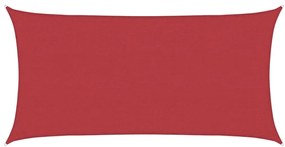 vidaXL Πανί Σκίασης Κόκκινο 4 x 7 μ. από HDPE 160 γρ/μ²