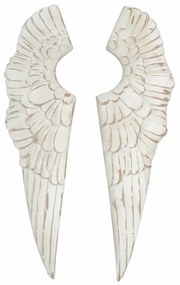 Artekko Angel Διακοσμητικά Φτερά Τοίχου από Μαγνήσιο (31x5x61)cm Σετ/2 Artekko 77904