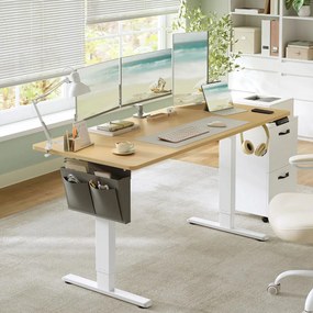 Ηλεκτρικό Γραφείο (160x70x72/120) Με Ρυθμιζόμενο Ύψος Songmics LSD136YA01