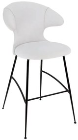 Σκαμπό Μπάρ Time Flies 590-03C5912-3 51x56x112cm Sterling-Black Umage