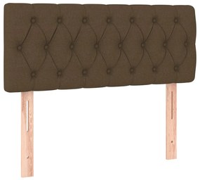 ΚΡΕΒΑΤΙ BOXSPRING ΜΕ ΣΤΡΩΜΑ ΣΚΟΥΡΟ ΚΑΦΕ 90X190 ΕΚ. ΥΦΑΣΜΑΤΙΝΟ 3130476