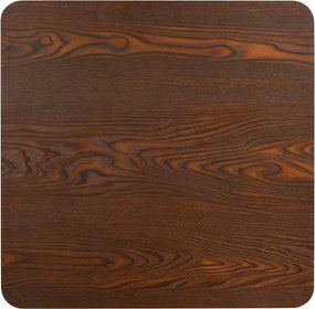 vidaXL Τραπέζι Bistro Σκούρο Καφέ 80 x 80 εκ. από MDF