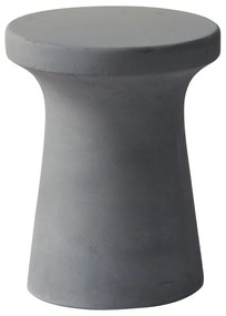 WOODWELL Ε6205CONCRETE Σκαμπό Κήπου - Βεράντας, Cement Grey Φ 35cm H.45cm Ε6205