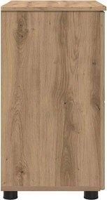 vidaXL Ντουλάπι Μπάνιου με αποθήκευση Artisan Oak 61 x 35 x 64 εκ.