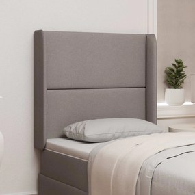 vidaXL Αυτί Κεφαλής Taupe 80 x 16 x 4 εκ. ύφασμα