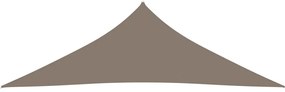 vidaXL Πανί Σκίασης Τρίγωνο Taupe 5 x 5 x 6 μ. από Ύφασμα Oxford
