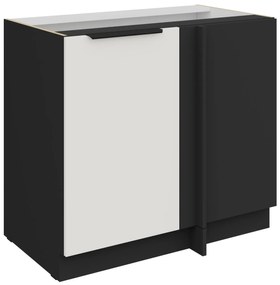 Επιδαπέδιο ντουλάπι Arianna 105 ND 1F BB-Λευκό