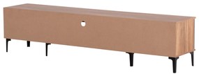 ΕΠΙΠΛΟ ΤΗΛΕΟΡΑΣΗΣ ΣΕΙΡΑ HARRY HM18008.01 ΜΕΛΑΜΙΝΗ ΦΥΣΙΚΟ ΞΥΛΟΥ-ΜΑΥΡΟ 200x40x47,5Υεκ.