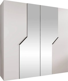 Ντουλάπα Andrew II 200 Τετράφυλλη-Λευκό