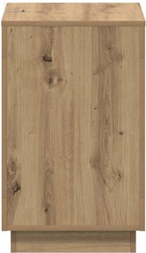 vidaXL Τραπεζάκι Πλευράς Artisan Δρυς 60 x 40 x 65 εκ.