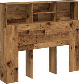 vidaXL Κεφαλάρι Με Αποθηκευτικό Χώρο 120x19x103,5 εκ. Επεξ. Ξύλο