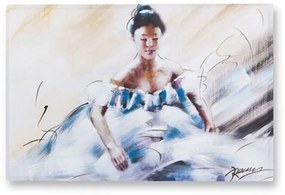 Artekko The Blue Bride Διακοσμητικός Πίνακας Καμβάς (60x90)cm Artekko 674-1022