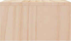 vidaXL Βάση Οθόνης 50 x 27 x 15 εκ. από Μασίφ Ξύλο Πεύκου