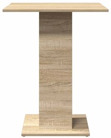 vidaXL Τραπέζι Bistro Χρώμα Sonoma Δρυς 60 x 60 x 75 εκ. Επεξ. Ξύλο