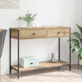 Τραπέζι κονσόλας με συρτάρι Artisan Oak 100 x 34,5 x 75 εκ.