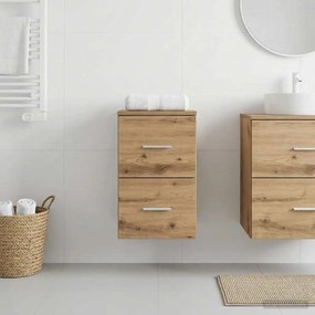 vidaXL Ντουλάπι Μπάνιου Παλαιωμένο ξύλο 30 x 41 x 50 εκ.