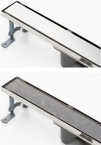 Tema Inox Body Chrome - Γραμμικό Σιφώνι Δαπέδου - 60 εκ.