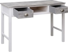 vidaXL Γραφείο Γκρι 110 x 45 x 76 εκ. Ξύλινο