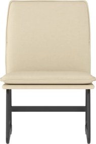 vidaXL Πολυθρόνα Κρεμ 52 x 75 x 76 εκ. Υφασμάτινη