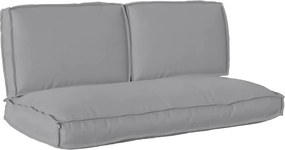 vidaXL Σετ μαξιλαριών 3 pcs Γκρι Ύφασμα Όξφορντ