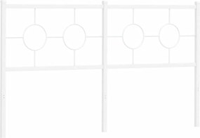vidaXL Ανταλλακτικό κεφαλάρι Λευκό 150 εκ. Μεταλλικό