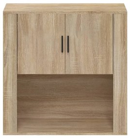 vidaXL Ντουλάπι Τοίχου Sonoma Δρυς 80x33x80 εκ. Επεξεργασμένο Ξύλο