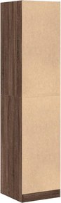 vidaXL Συρταριέρα Γενικής Χρήσης Καφέ Δρυς 40x41x174,5 εκ. Επεξ. Ξύλο