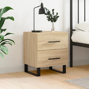 vidaXL Κομοδίνο Sonoma Δρυς 40 x 35 x 47,5 εκ. από Επεξεργασμένο Ξύλο