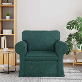 vidaXL Καναπές Σκούρο Πράσινο